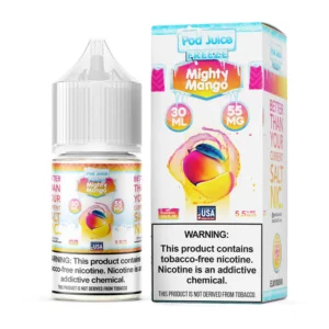 Pod Juice TFN Salt Nic – Mighty Mango Freeze 30ml
